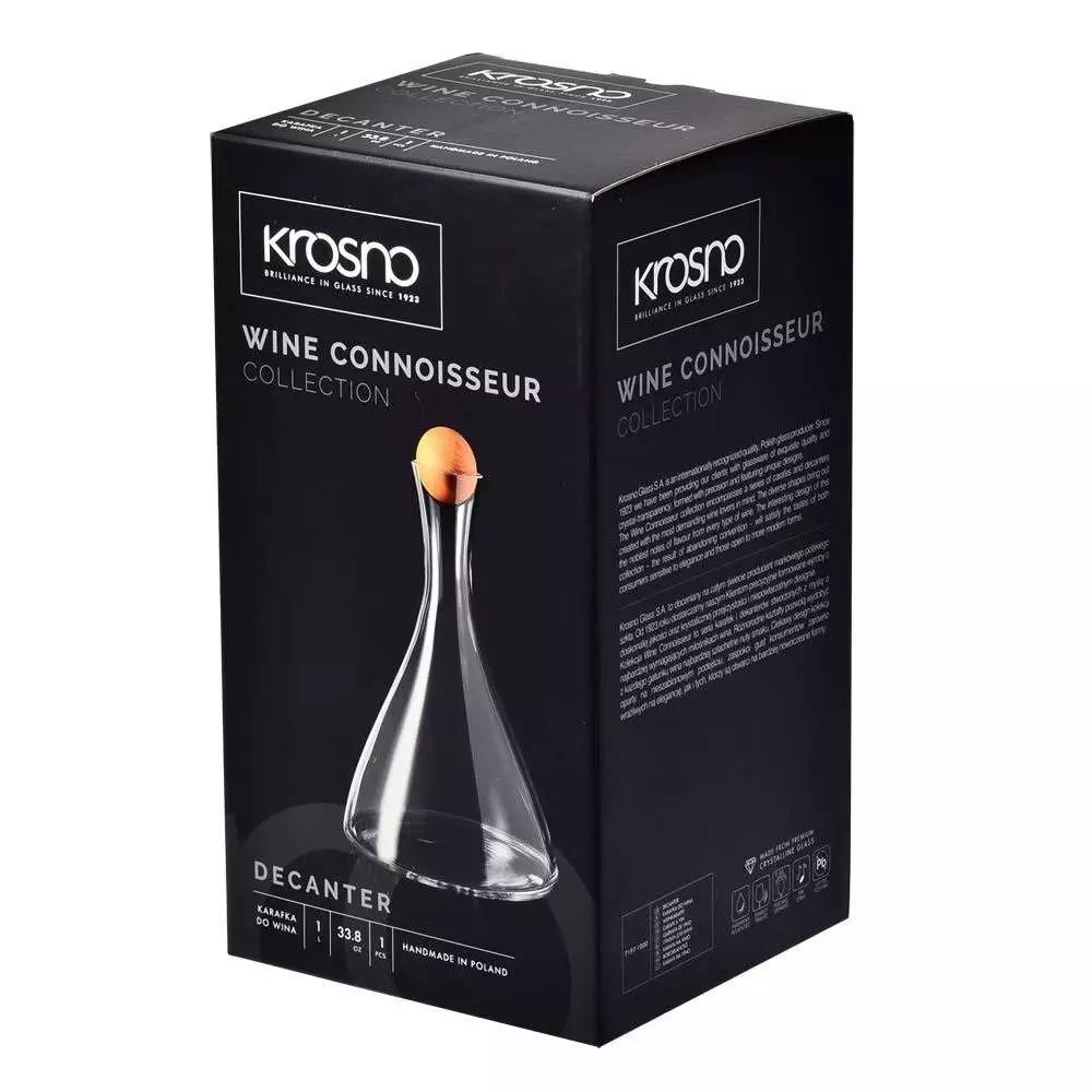Графин Krosno Wine Connoisseur 1000 мл 5900345790251 - Фото 2