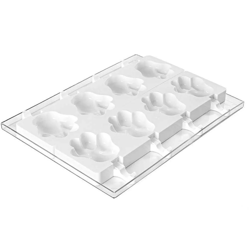 Набор форм для мороженого с подносом ЛАПКА Silikomart GEL06 - Фото 2