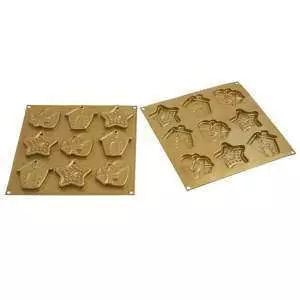 Силиконовая форма для печенья РОЖДЕСТВО Silikomart HSH02/B