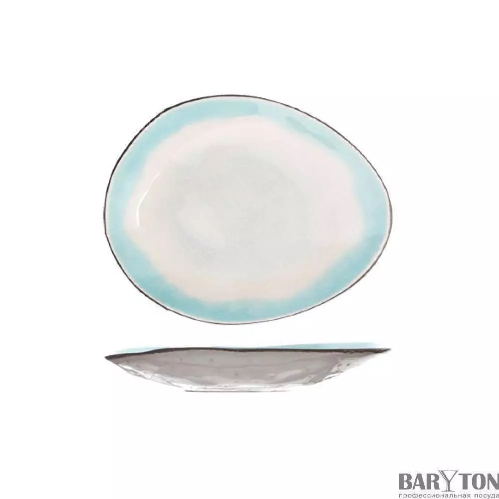 Тарелка для закусок овальная Cosy&Trendy Malibu 14,5Х1Х15 см 3762115 - Фото 2