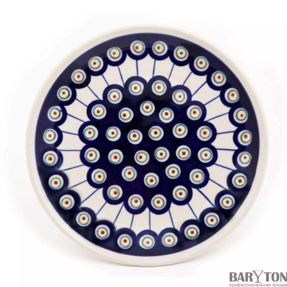 Тарілка мілка Boleslawiec 19,5 см GU - 814 (бежева) - Фото 2