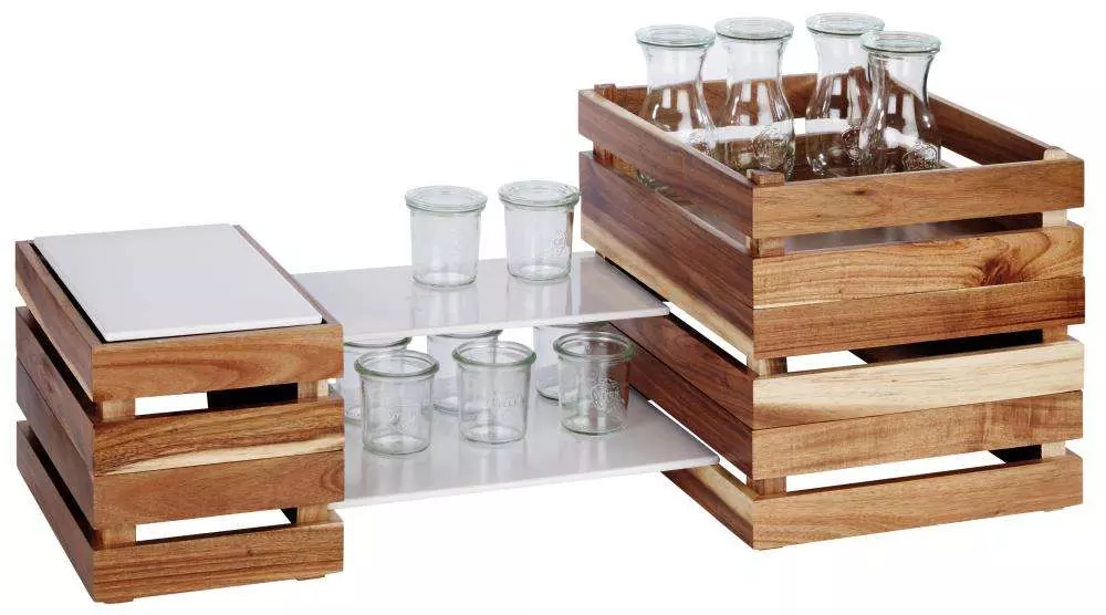 Ящик-подставка APS GN 1/2 35X29Xh10.5 см 11621 - Фото 2