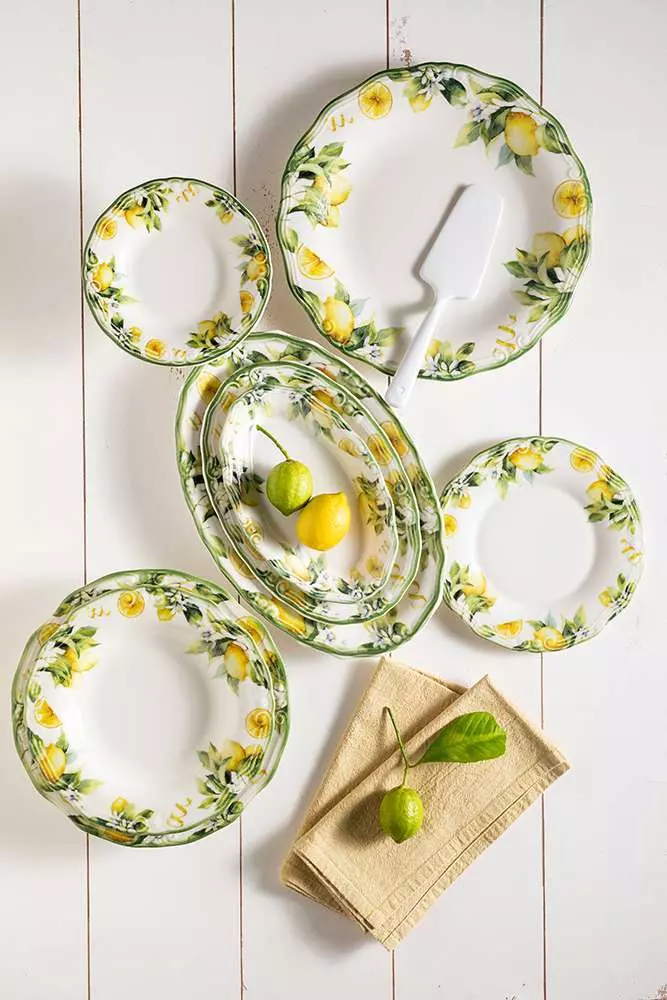 Тарелка овальная ID Fine Sorrento tiffany 32 см 20258-213032  - Фото 3