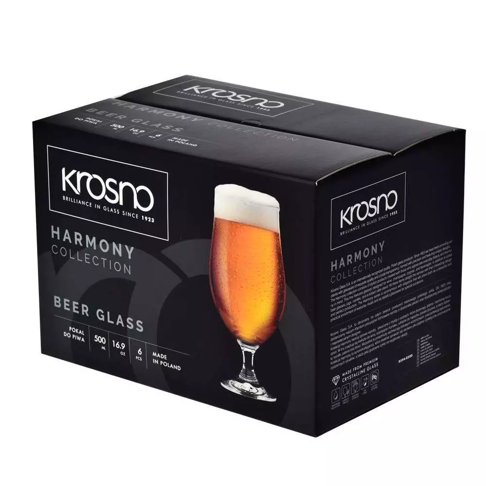 Бокал для пива Krosno Harmony 500 / 620 мл - 5900345791074 - Фото 2