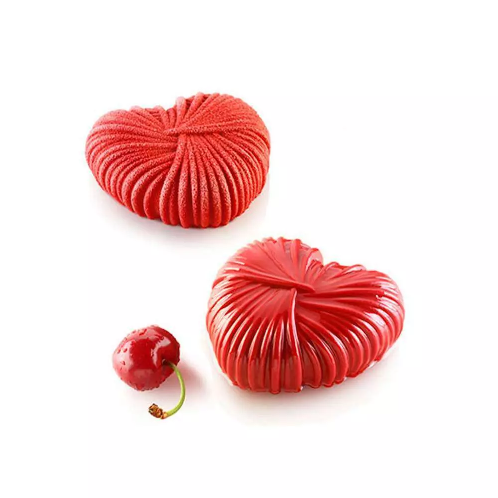 Силиконовая форма для десертов Сердце 110 мл Silikomart LOVELY 110 - Фото 1