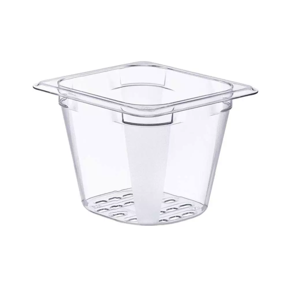 Гастроемкость из поликарбоната перфорированная GN 1/6 h-13 см 1,9 л Araven 94073