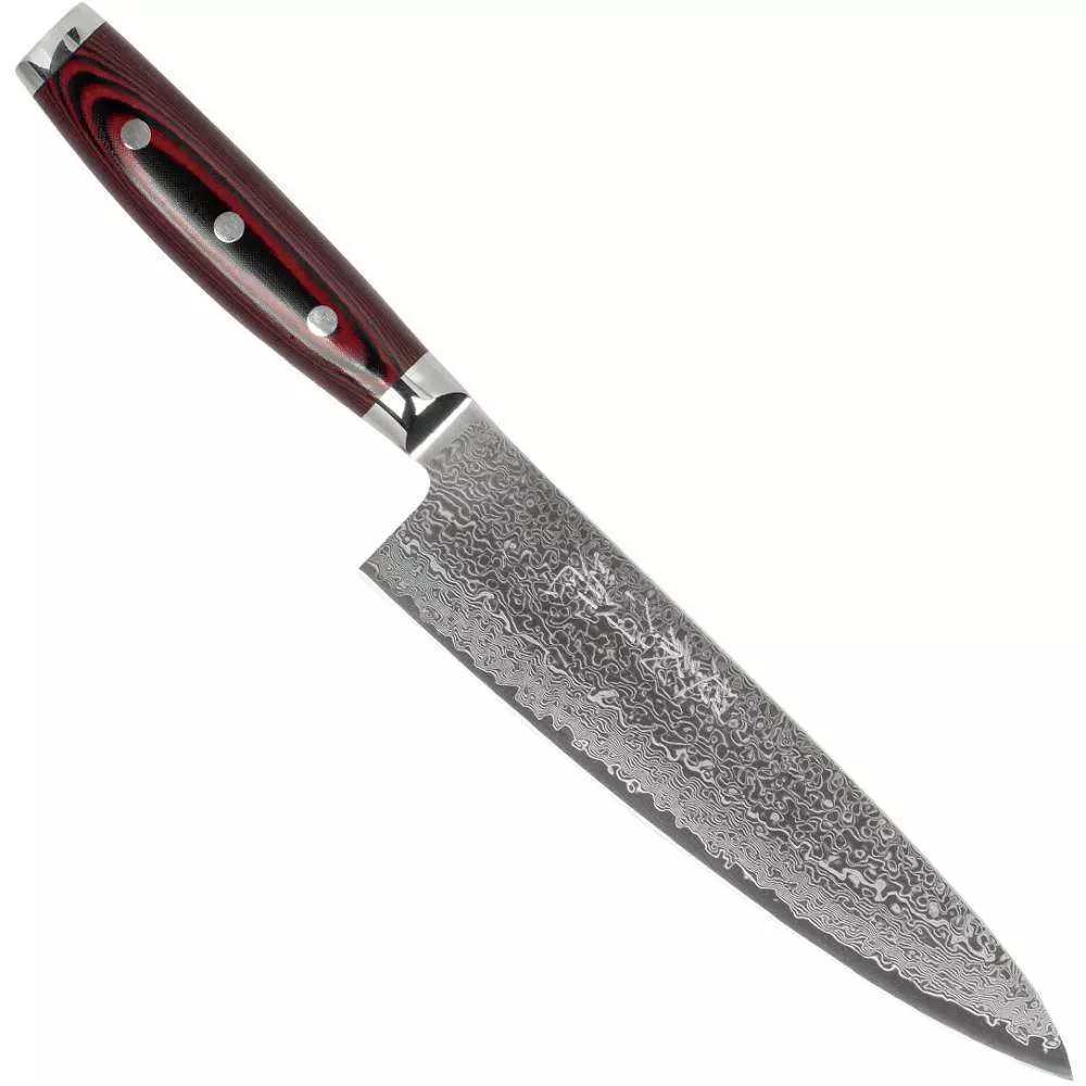 Поварской шеф-нож 200 мм дамасская сталь, серия SUPER GOU Yaxell 37100