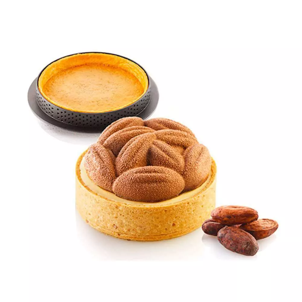 Набор форм для тартов COCOA Silikomart KIT TARTE RING COCOA D70 MM - Фото 2