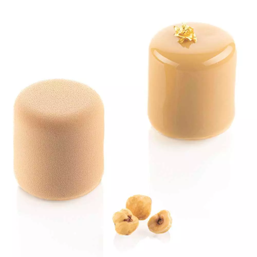 Силиконовая форма для десертов CILINDRO 3D 100 Silikomart CILINDRO 3D 100 - Фото 1