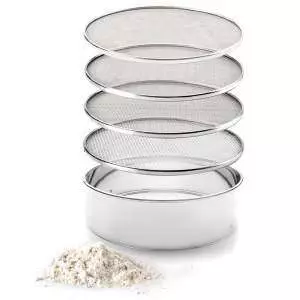 Сито для муки 4 шт, d 20 cм, шаг 8,12,22,40 Lacor 68340