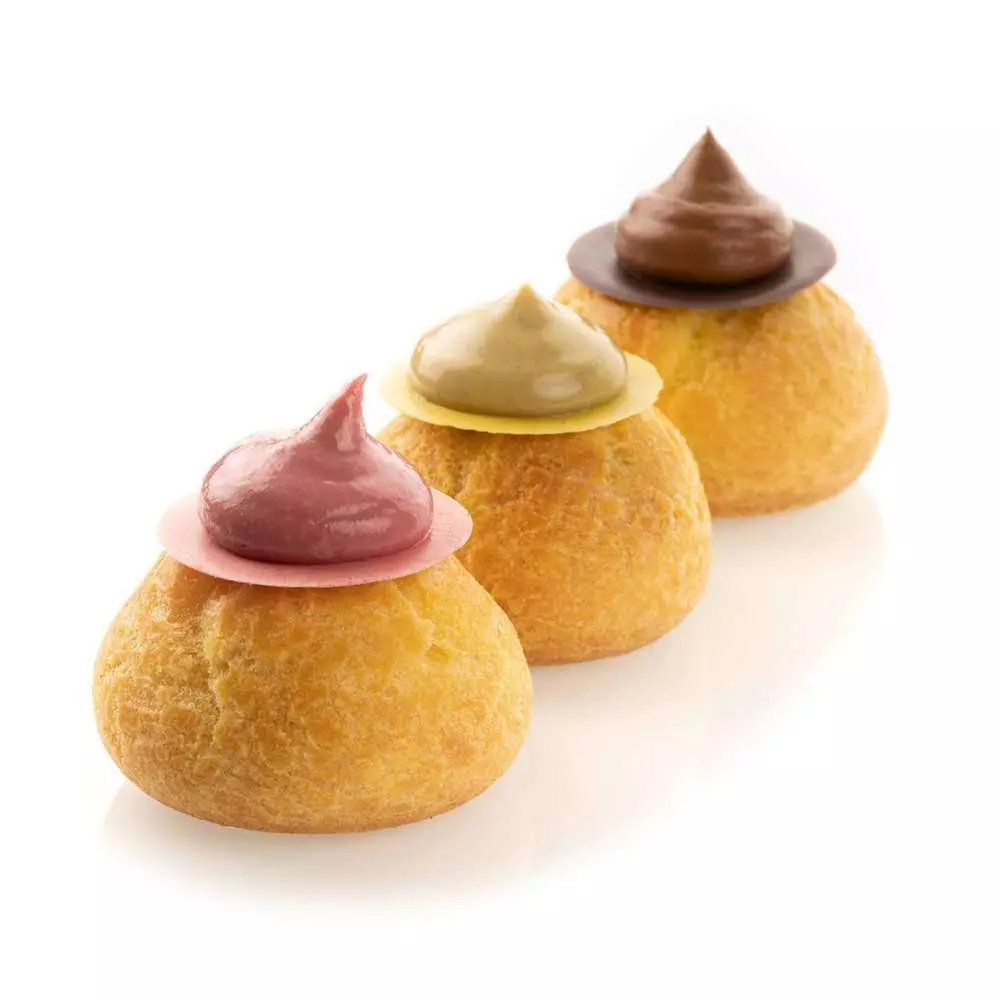 Коврик для профитролей силиконовый 58,3х38,4 см Silikomart Air Mat Choux - Фото 3