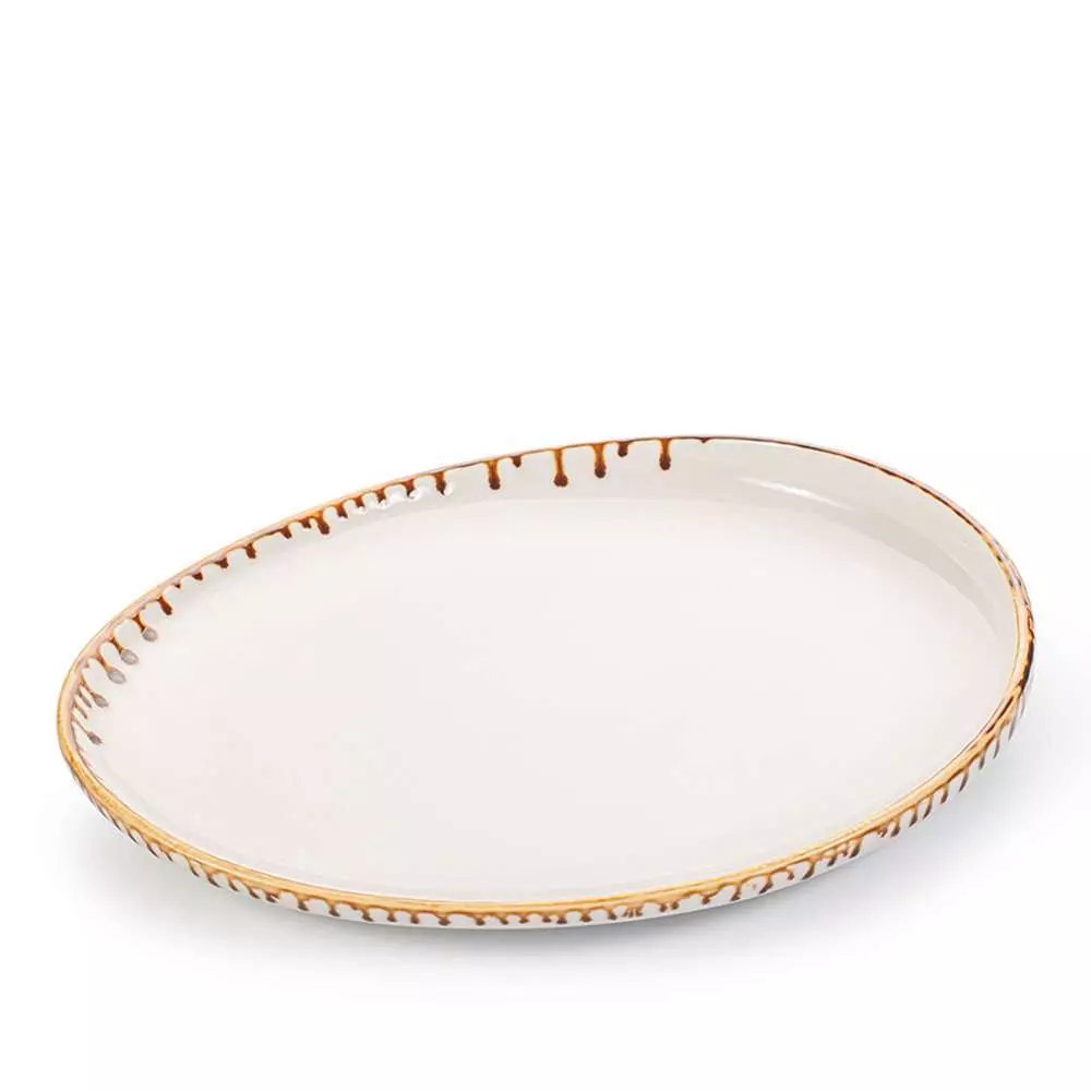 Тарілка овальна Ariane Caramel 25X22.3 см elevated ARTARNC61101007 - Фото 1