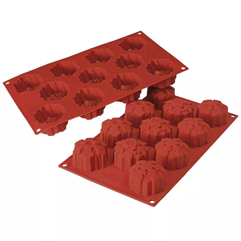Силиконовая форма для десертов SNOWFLAKES Silikomart SF115/C