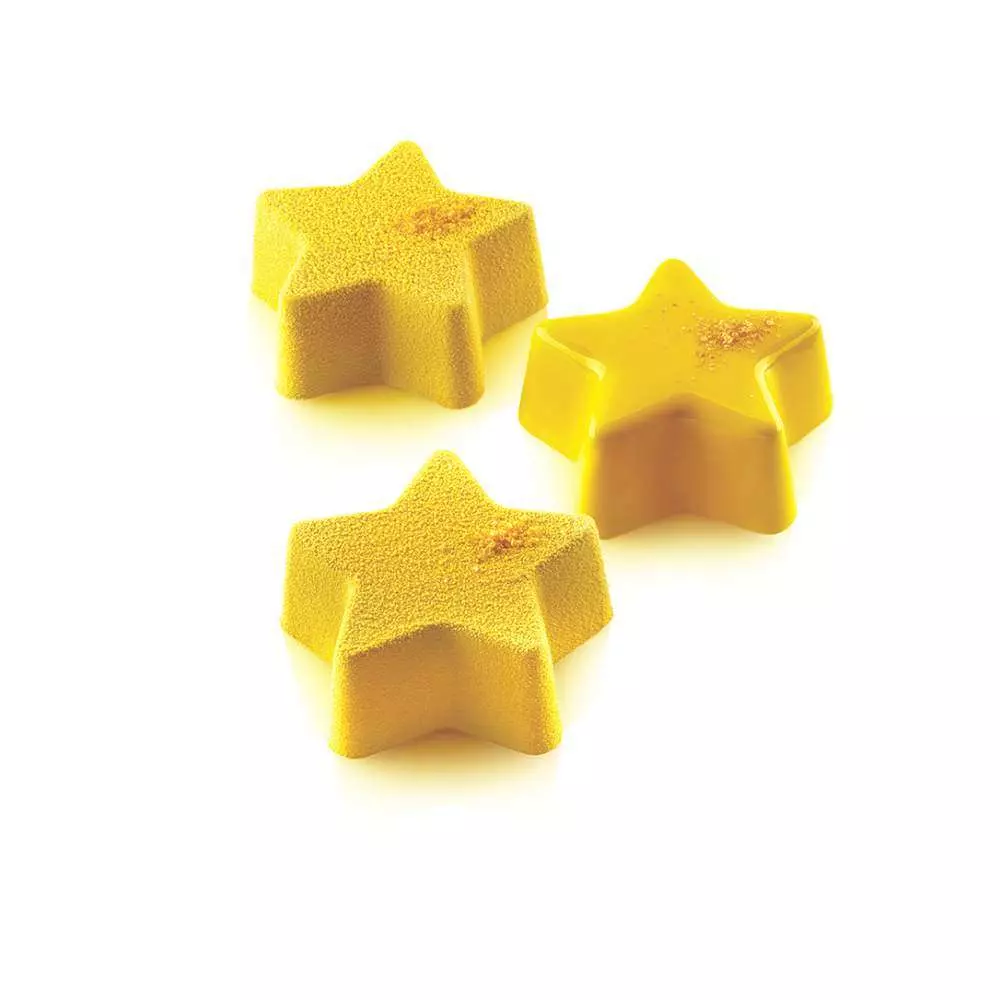 Силиконовая форма для десертов ЗВЕЗДА Silikomart SQ073/YL - Фото 1
