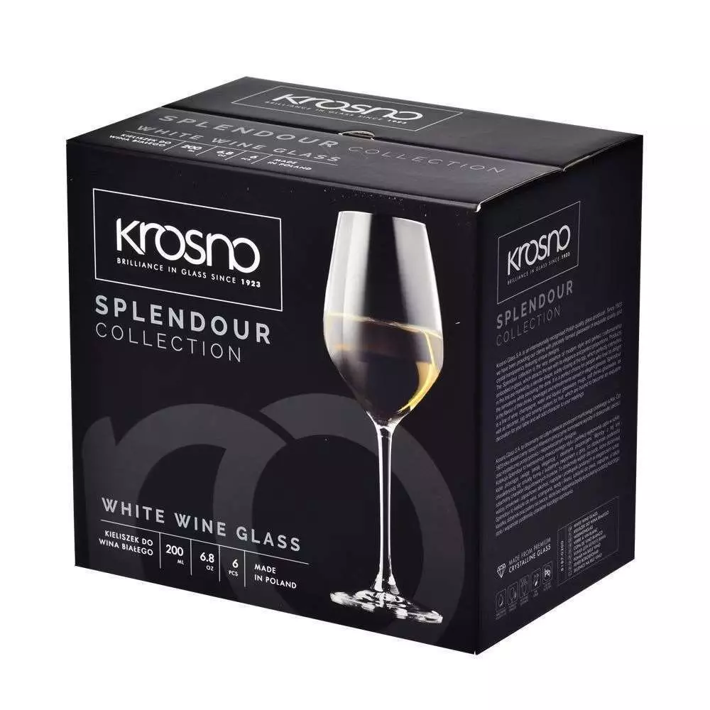 Бокал для білого вина Krosno Splendour 200 / 340 мл - 5900345789149 - Фото 2