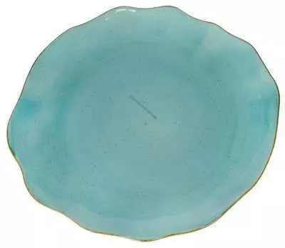 Тарілка мілка Lubiana Stone age decor 28 см бірюзова - 4638-6630L - Фото 2