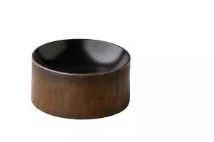 Салатник Studio Raw Tower 400 мл d16Xh7.8 см black satin gold - RD18721