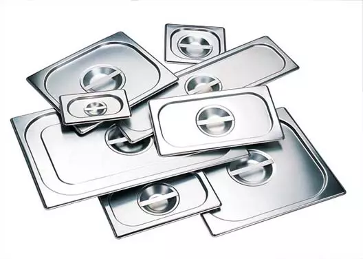 Крышка из нержавейки 1/1 530x325 мм FoREST 111100 - Фото 1