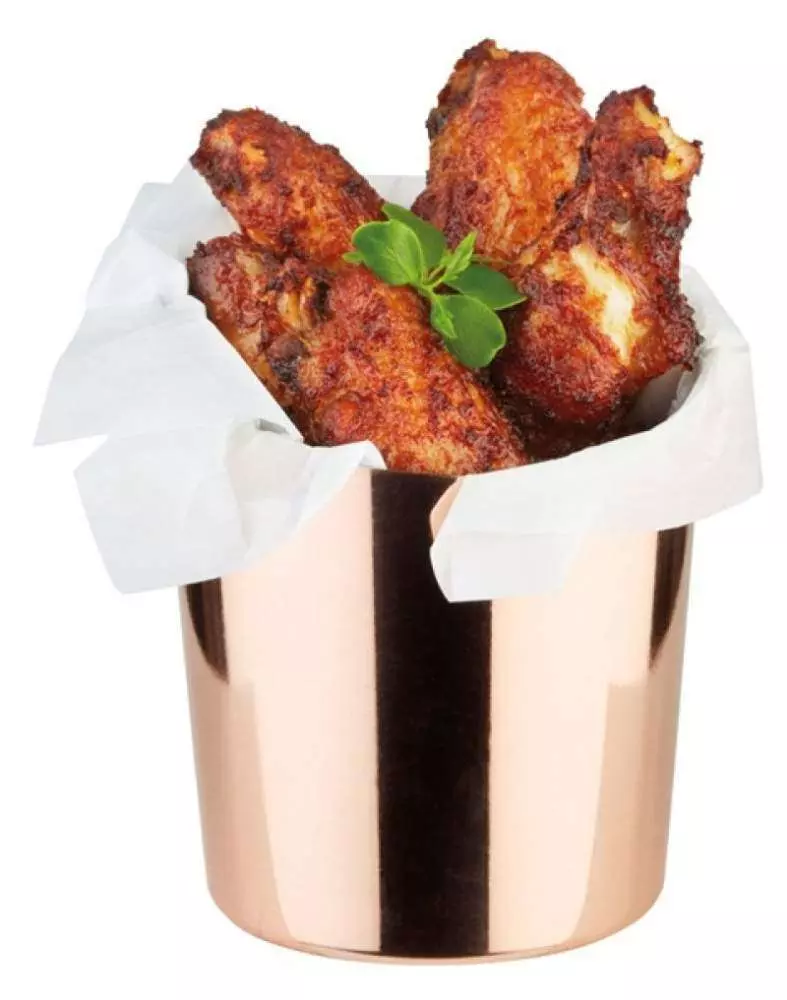 Чашка для сервировки APS d9,5Xh8,5/11,5 см 450 мл медная 40616