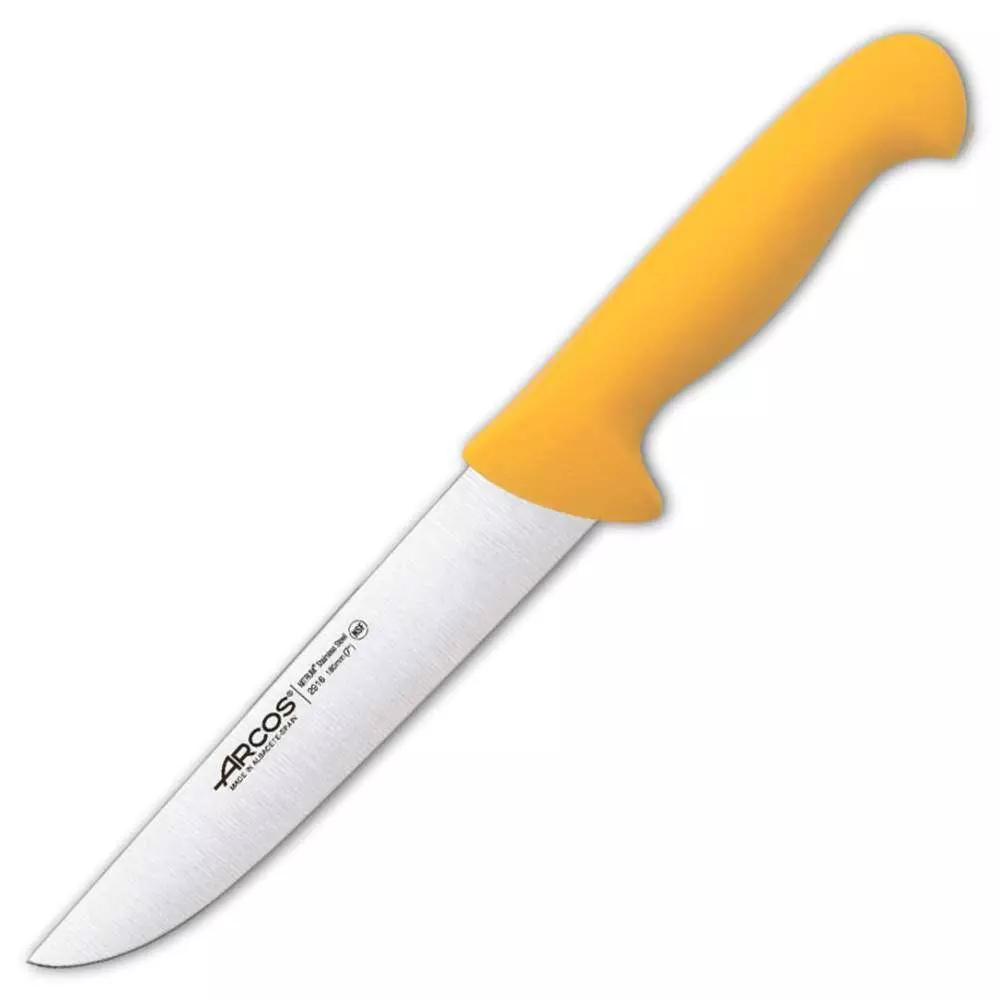 Нож для разделки мяса 180 мм "2900" желтый Arcos  291600