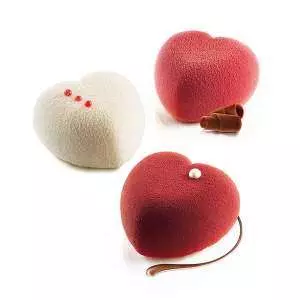 Силіконова форма для десертів Серце Silikomart - Amorini/C