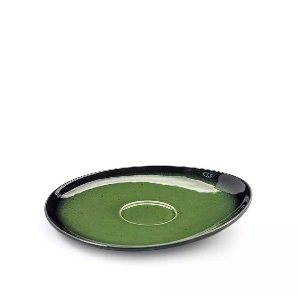 Блюдце Ariane Splash Edge 16 см green AVCARN224014016 - Фото 1