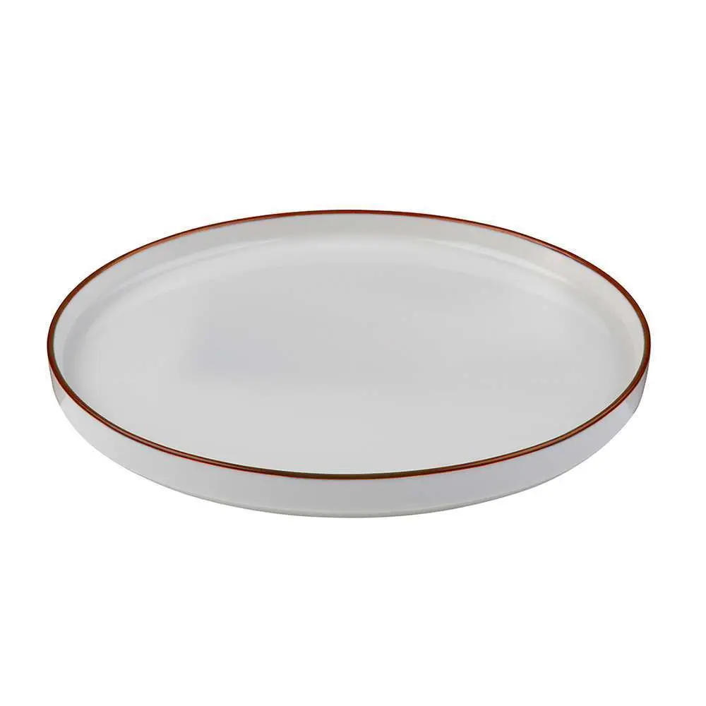 Тарілка мілка з бортом ID Fine Modest Brown 21 см 18001-161021 - Фото 3