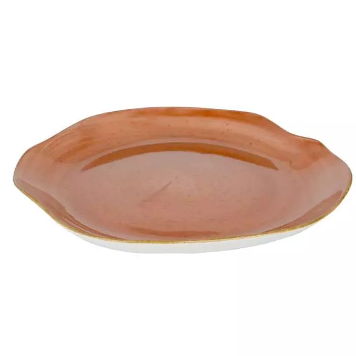 Тарілка мілка Lubiana Stone age decor 25 см цегельна L4636-6630M
