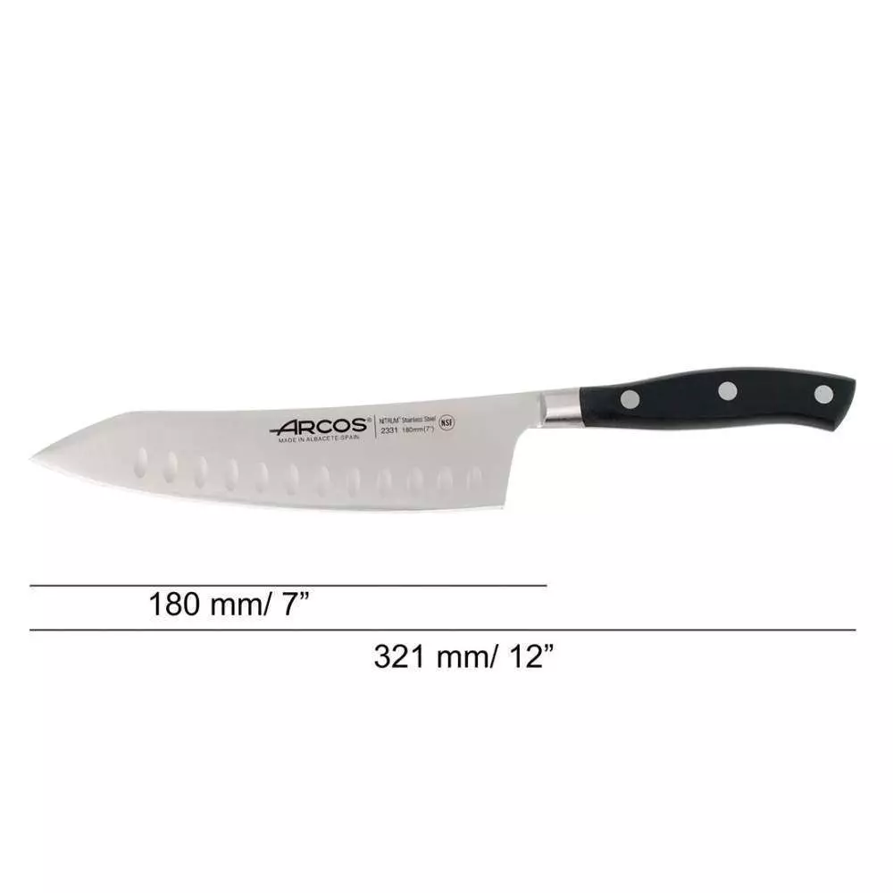 Нож японский Кирицуке 180 мм Riviera Arcos  233100 - Фото 2