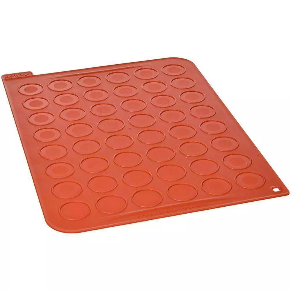 Силиконовый коврик для макаронс 30х40 см, 24 шт Silikomart MAC01/C - Фото 1