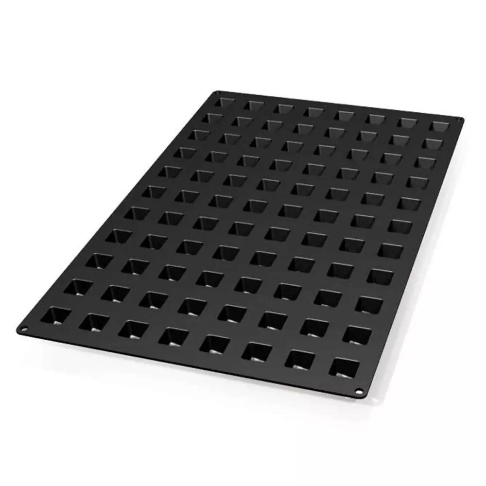 Силіконова форма для десертів КУБ 2,5х2,5 см Silikomart - SQ047/YL - Фото 2