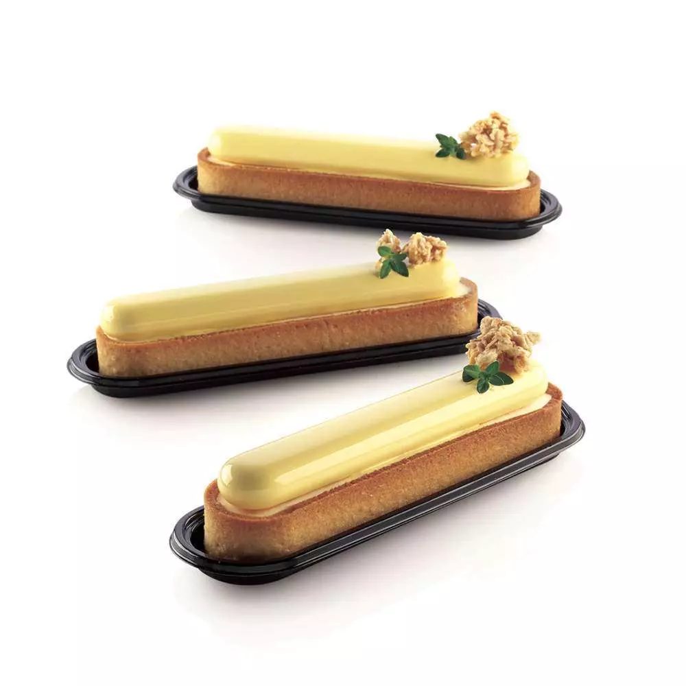 Набор форм для тартов OBLONG Silikomart KIT TARTE RING OBLONG 146x35 MM - Фото 2