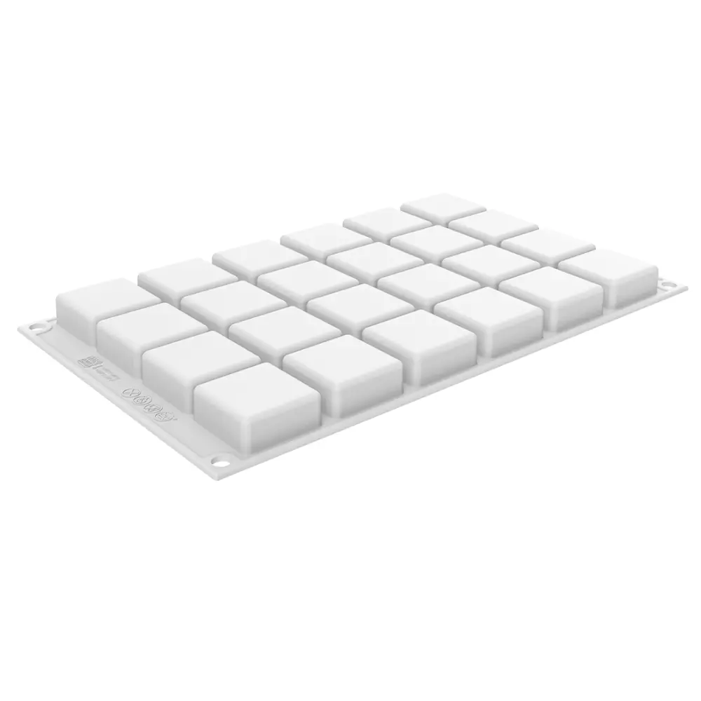 Силіконова форма для десертів QUADRATO XS 20 мл Silikomart QUADRATO XS 20 - Фото 2
