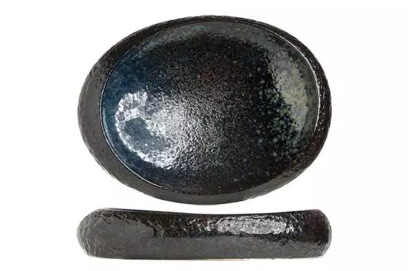 Салатник овальний Cosy&Trendy Black yoru 32Х24 см - 9633339 - Фото 1