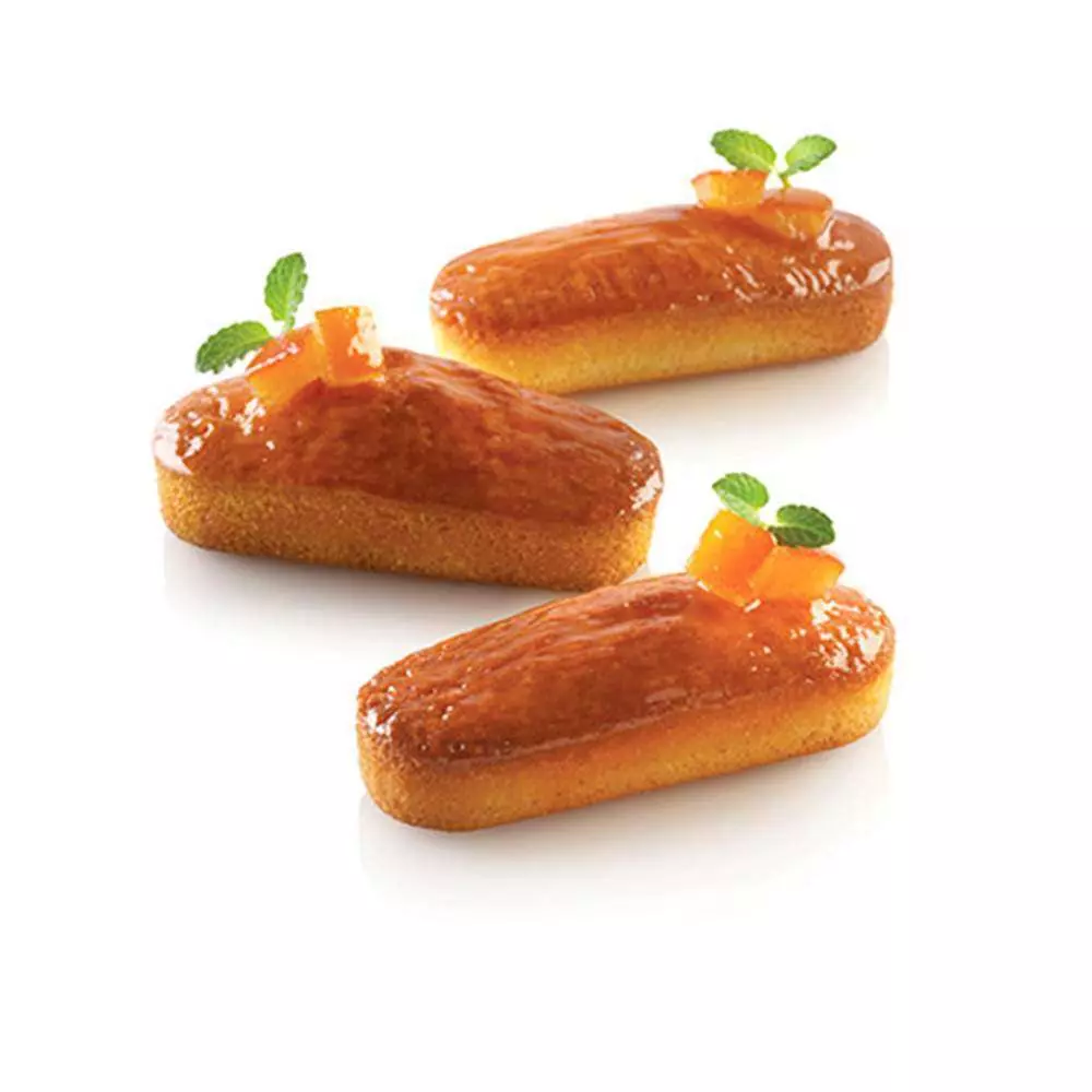 Набор силиконовых форм для выпечки 4 шт с перфорацией MINI PLUM CAKE Silikomart AIR PLUS 03 MINI PLU - Фото 2