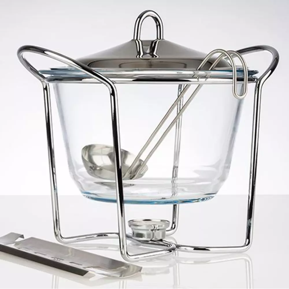 Марміт прямокутний зі скляною ємністю 4 л, 24,4х32 см, h 28 см APS - 65067 - Фото 2