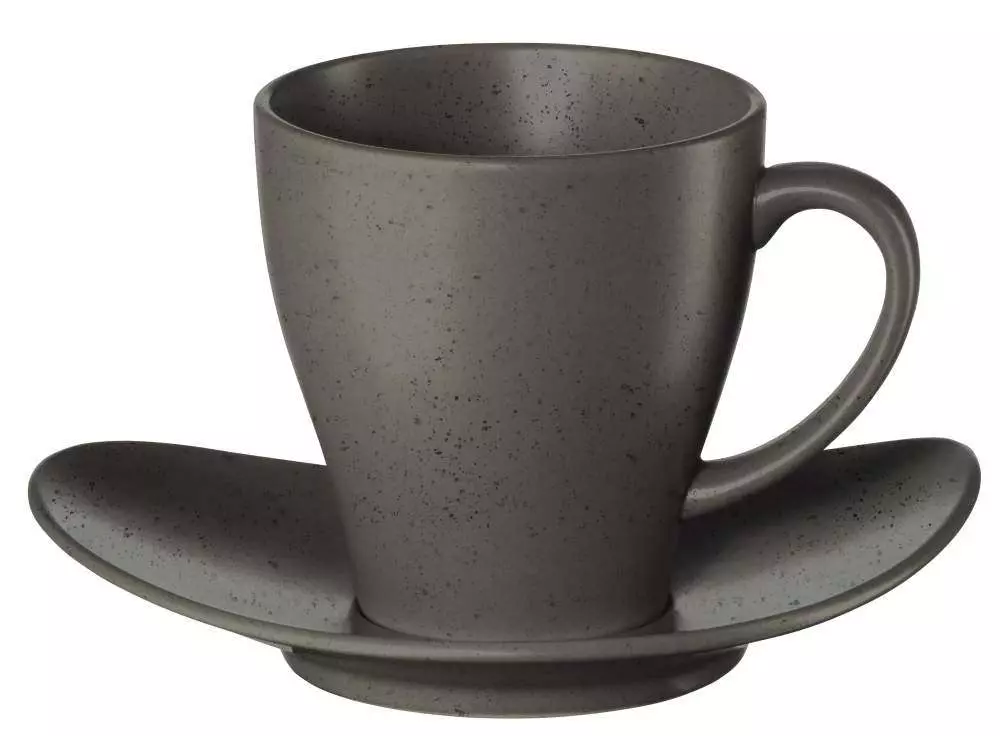 Чашка с блюдцем Asa Cuba Grigio 200 мл 1224400  - Фото 3