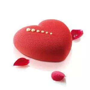 Силіконова форма для торту Серце 1000 мл Silikomart - TI AMO