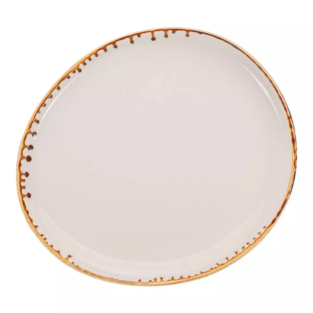 Тарілка овальна Ariane Retro elevated 25X22.3 см caramel - ARTARNC61101007 - Фото 2