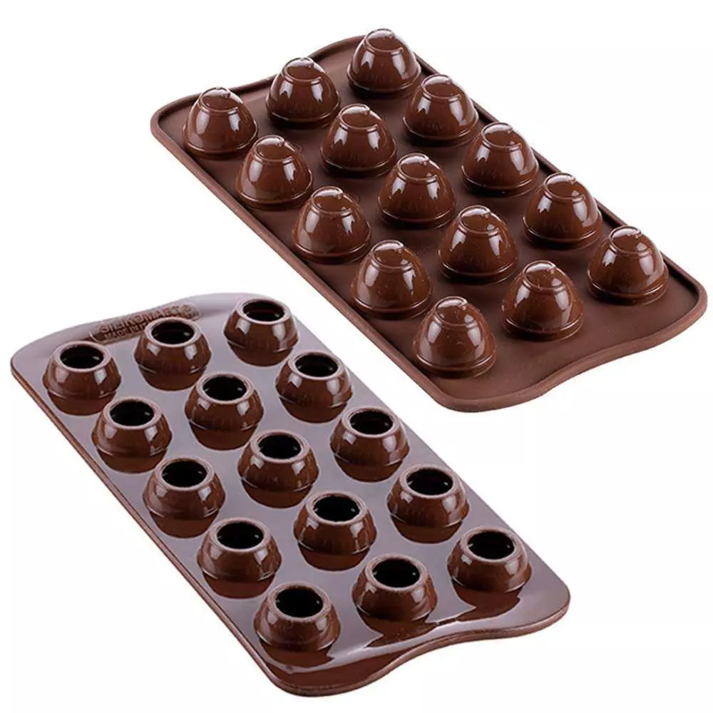 Силиконовая форма для шоколада CHOCO DROP Silikomart SCG052 - Фото 2