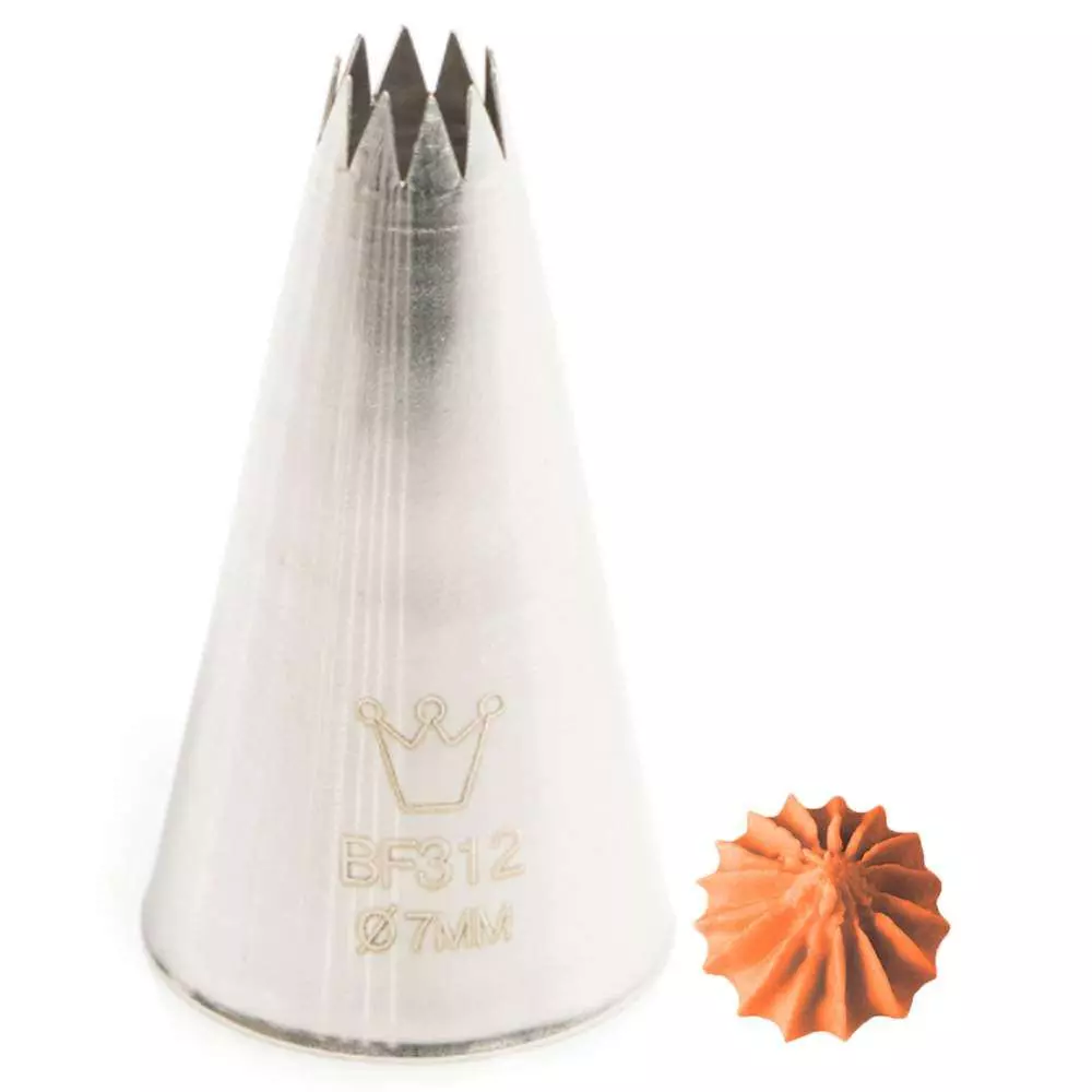 Кондитерская насадка FRENCH STAR 7 мм Martellato BF 312