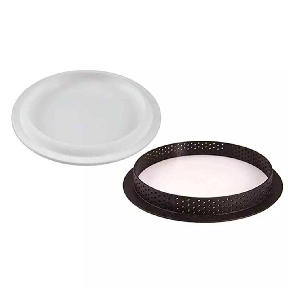 Набор форм для тартов ROUND d 19 cм Silikomart KIT TARTE RING ROUND D190 MM - Фото 1