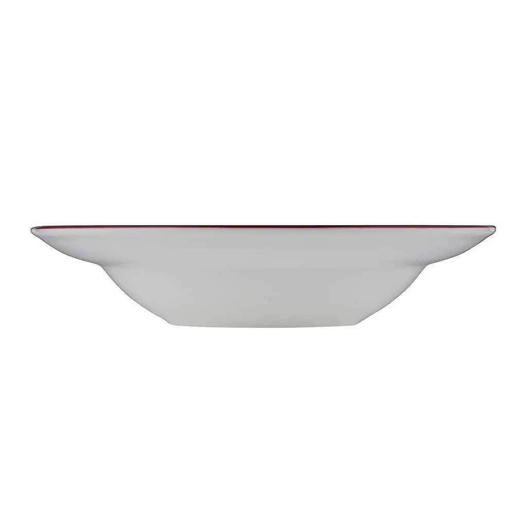 Тарілка глибока ID Fine Modest Maroon 420 мл 25 см miro 13001-131125 - Фото 2