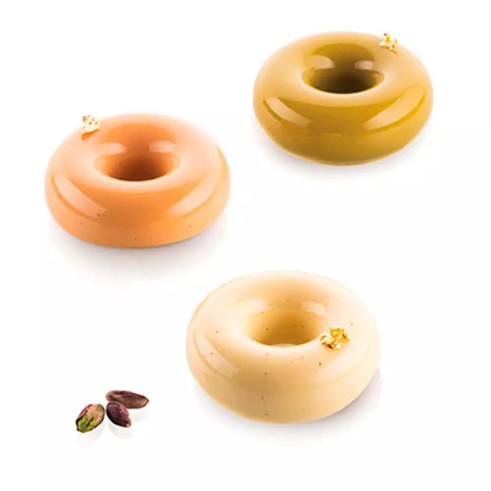 Силиконовая форма для десертов DONUTS GOURMAND Silikomart DONUTS GOURMAND 80 - Фото 1