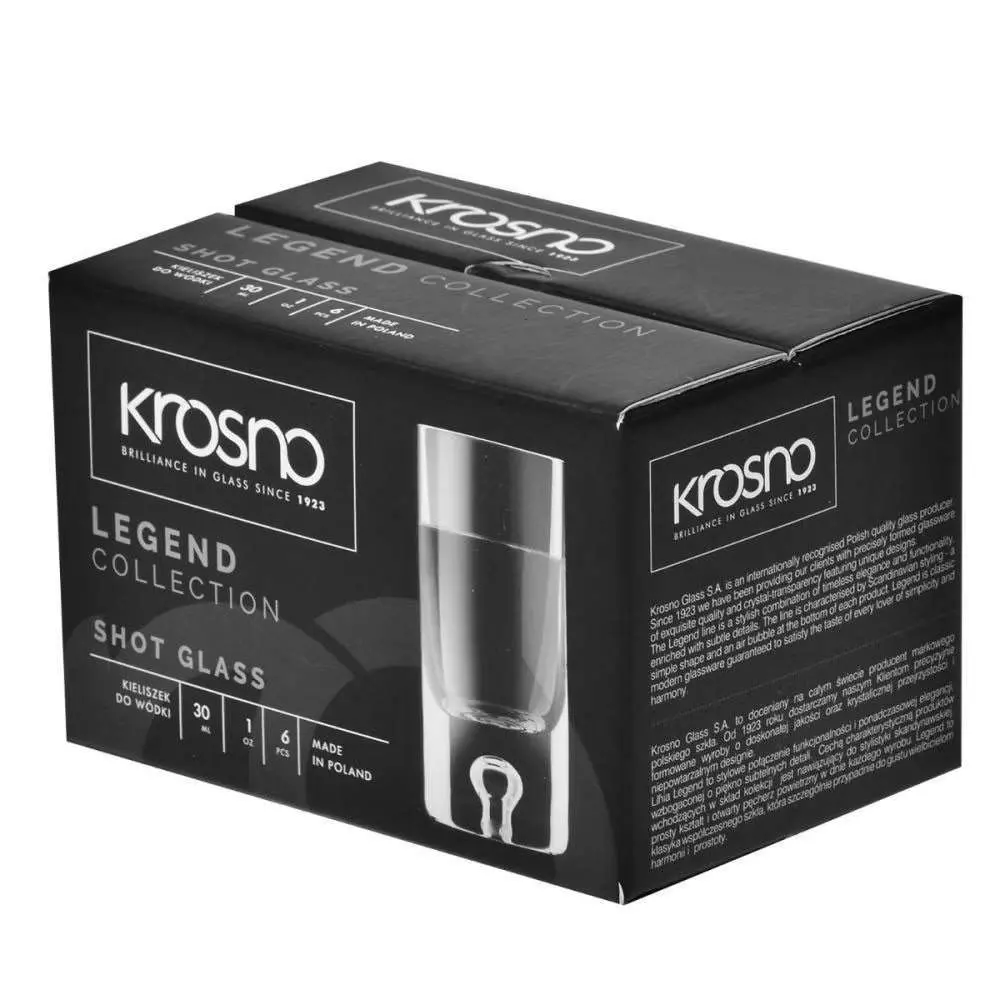 Рюмка для водки Krosno Legend 30 мл 5900345876887 - Фото 2