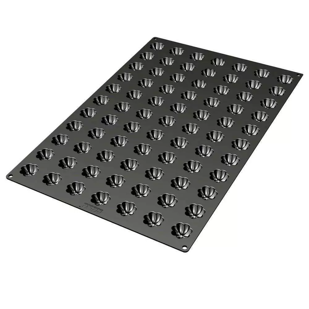 Силиконовая форма для десертов ЦВЕТОК Silikomart SQ034/YL - Фото 2