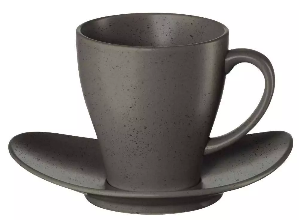 Чашка с блюдцем Asa Cuba Grigio 200 мл 1224400  - Фото 1