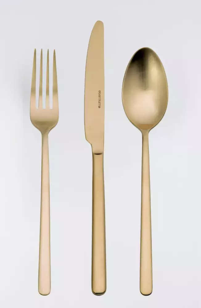 Набор столовых приборов Eternum Nardo Champagne Matt, 16 предметів 1249-BP16 - Фото 2