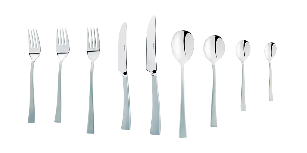 Столові прибори з сталі